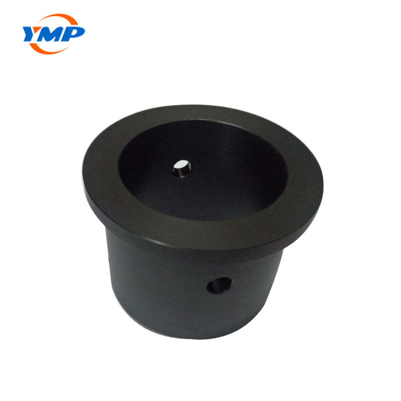 cnc pom finished black turning milling machine parts delrin components