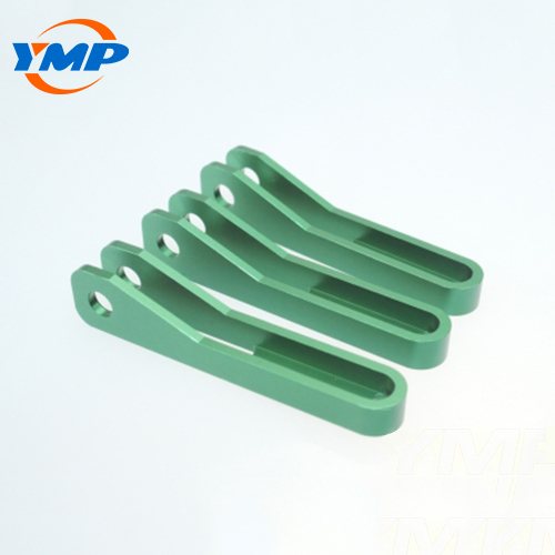 High Precision Green Anodized  Aluminum CNC Milling Parts 2