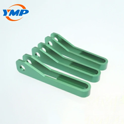 High Precision Green Anodized  Aluminum CNC Milling Parts 2